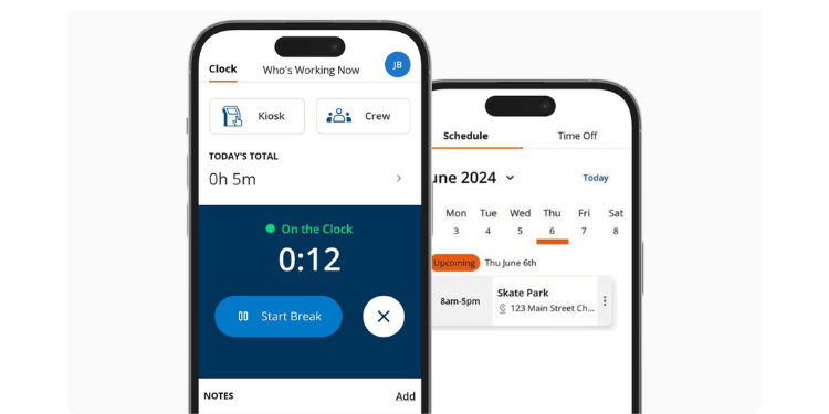 ClockShark Screen