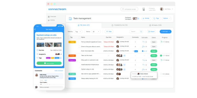 Connecteam Screen