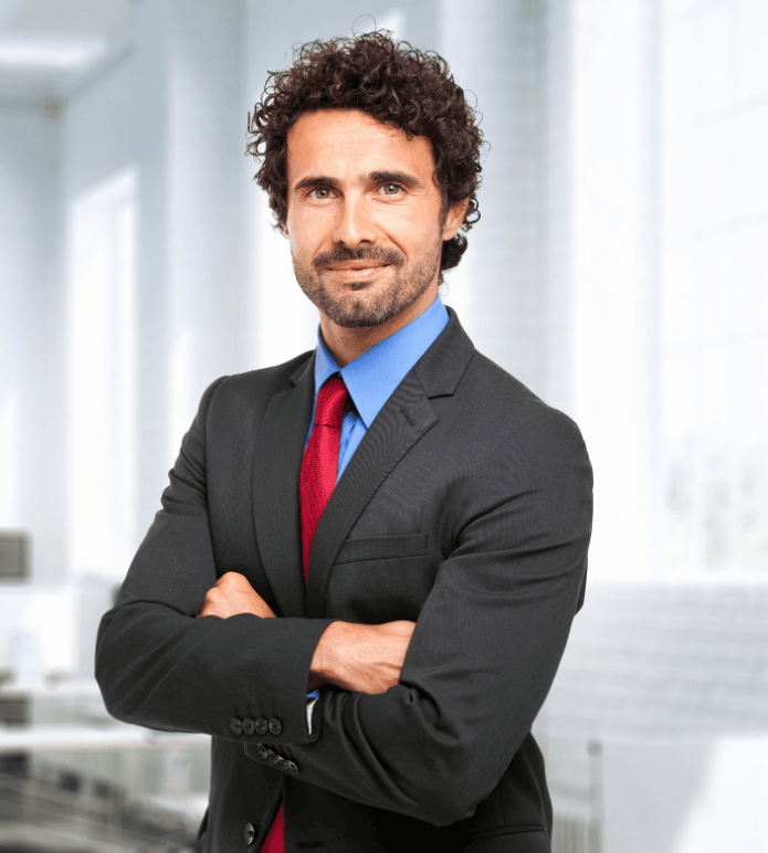 Confident operations manager