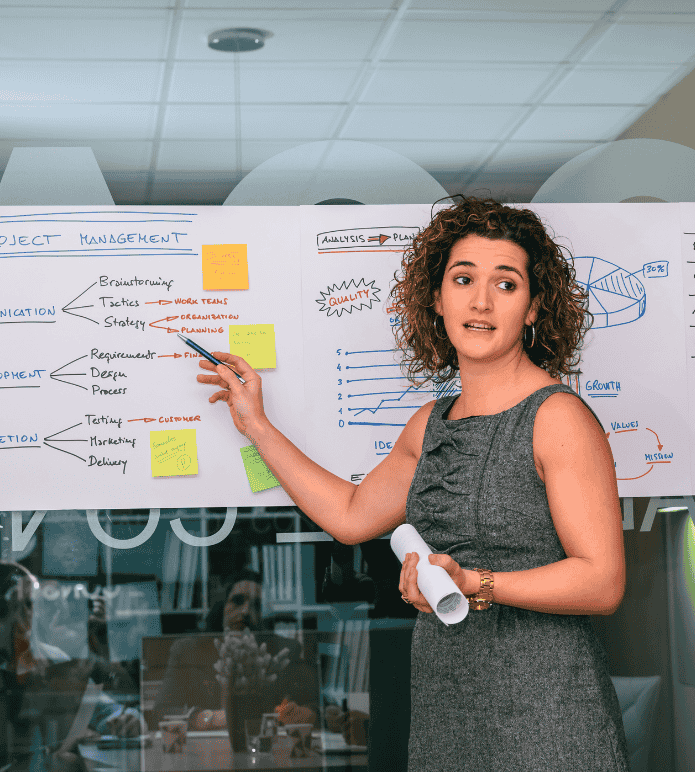Confident project manager