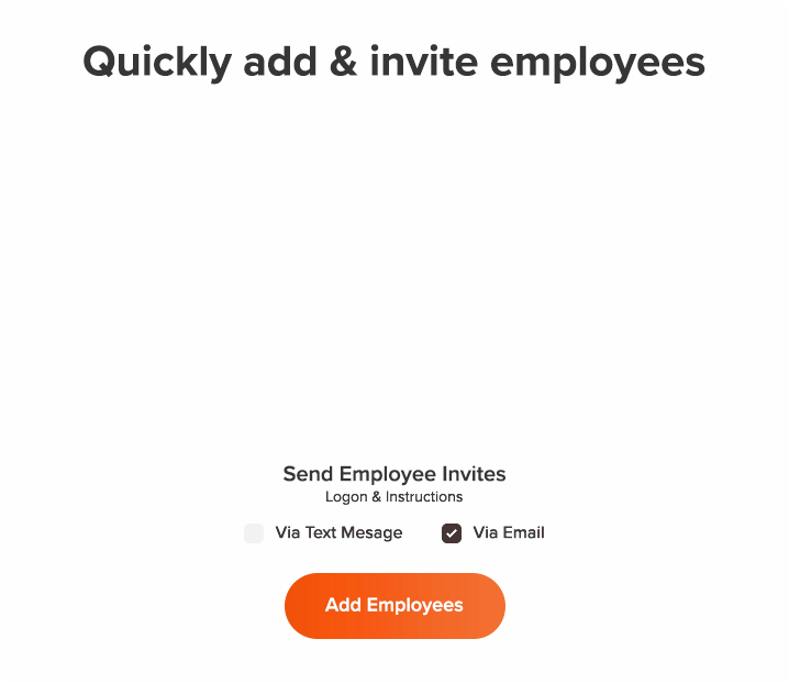 Addding employees to the time tracking system